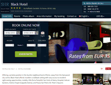 Tablet Screenshot of blackhotelrome.com